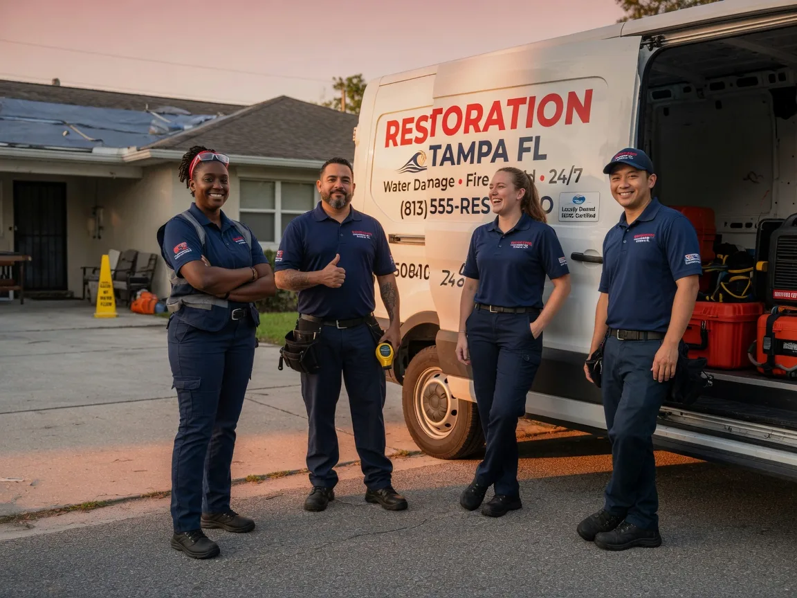 Water Damage Restoration company in Reklaw, TX